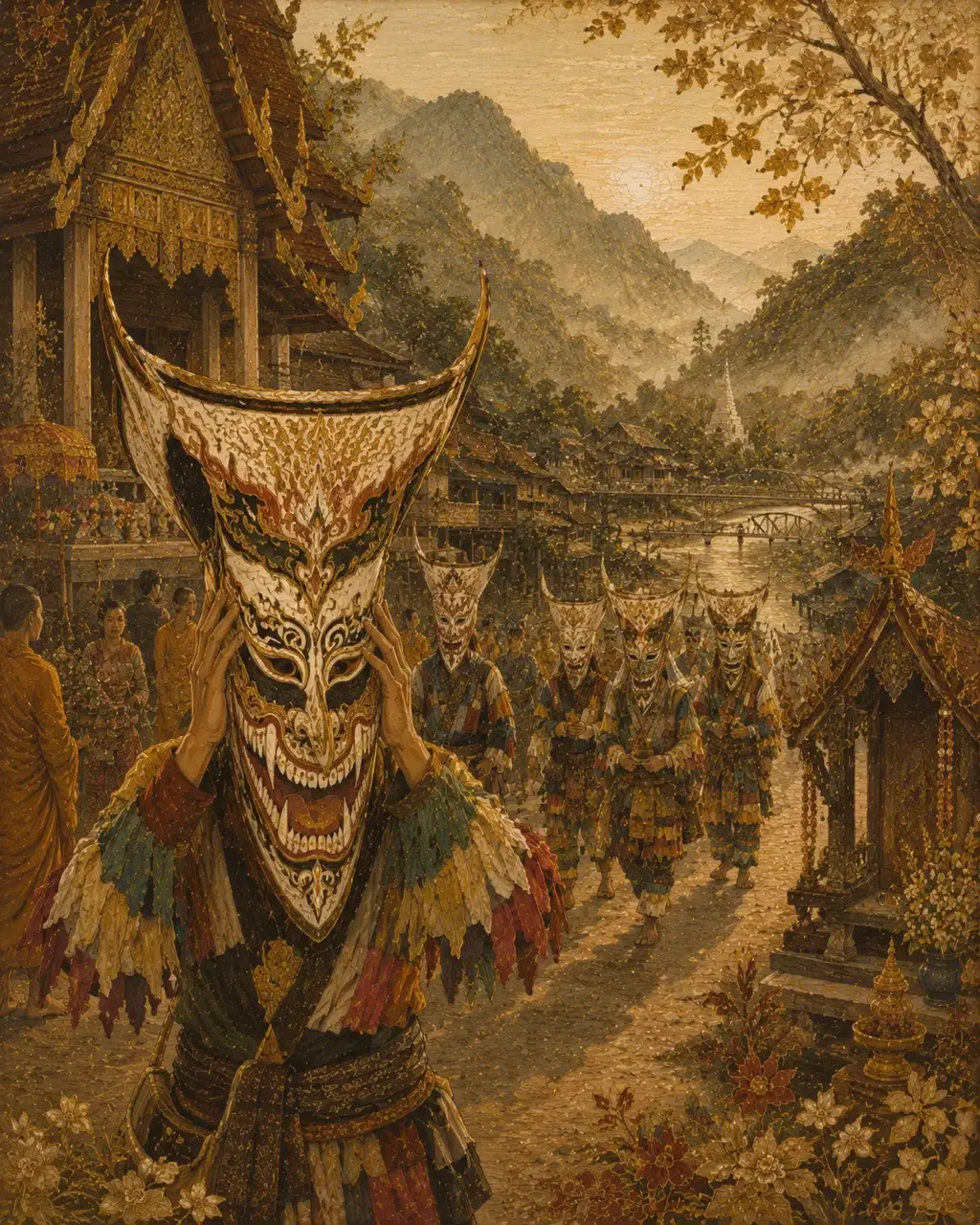 丹賽:參拜時不穿紅衣的白塔・黎府・丹賽的插畫