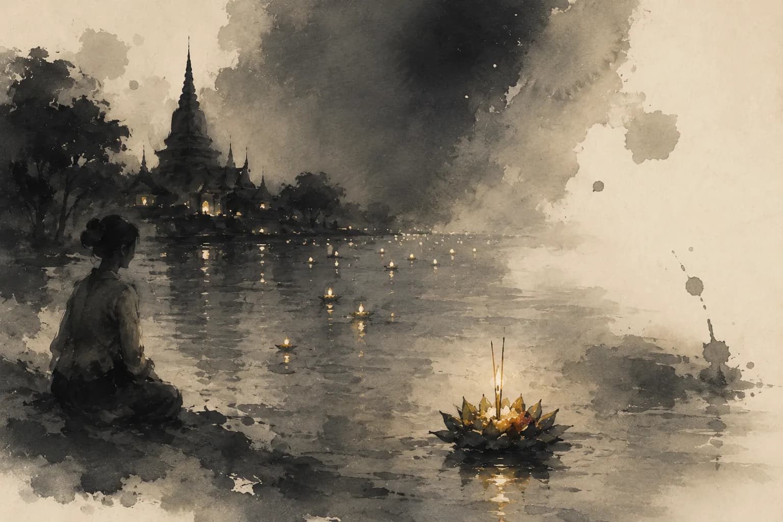 Loy Krathong Festival 2026: 水上的燈明節